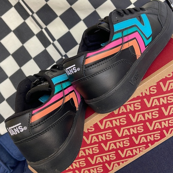 Vans Men’s Lowland CC Fader Black/Multi Sneakers - Picture 13 of 16